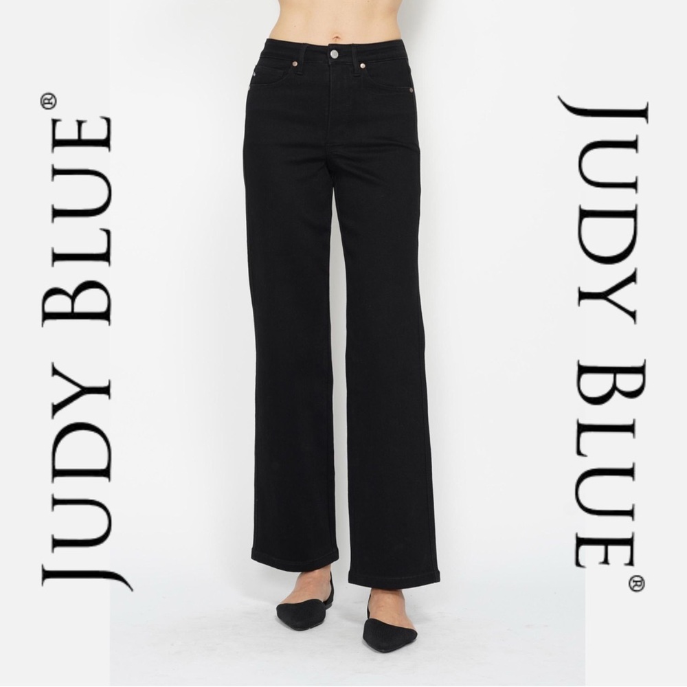 🌟NEW!!🌟 JUDY BLUE | High Waist Tummy Control Straight - Black - Style #88866
